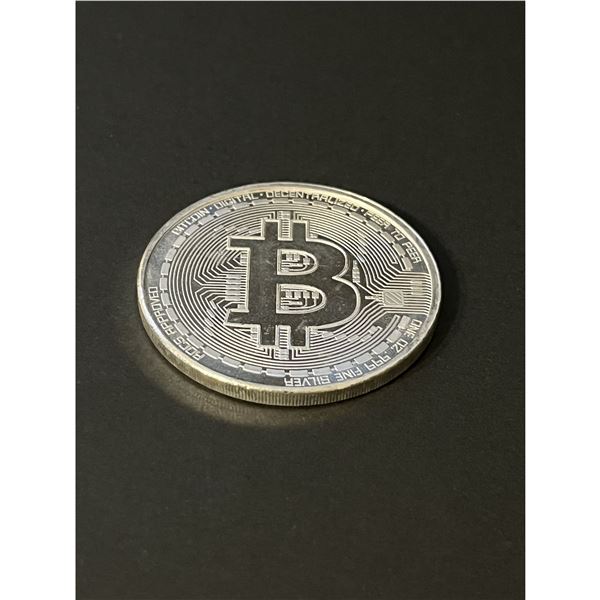 1oz .999 fine silver Bitcoin Coin