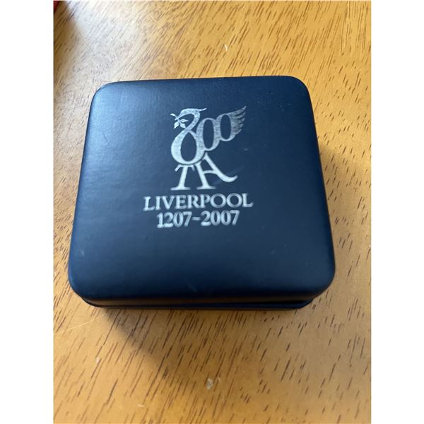 Liverpool 800th Birthday Commemorative coin 1207-2007