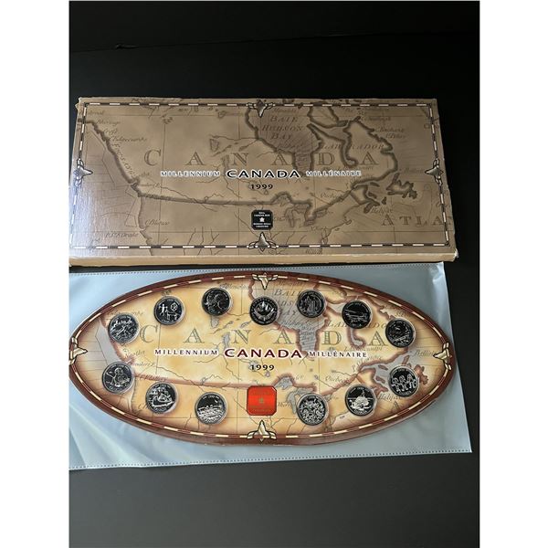 Canada Milennium 1999 Coin Collection  Royal Canadian Mint issue
