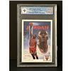 Image 1 : Michael Jordan #75 Chicago Bulls Checklist 1991 Upper Deck GCG 9