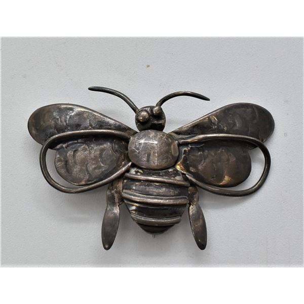Old Pawn Navajo Sterling Bumblebee Pin