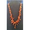 Image 1 : Navajo Red Branch Coral Necklace