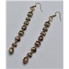 Image 2 : Faceted Rhinestone Dangle Earrings