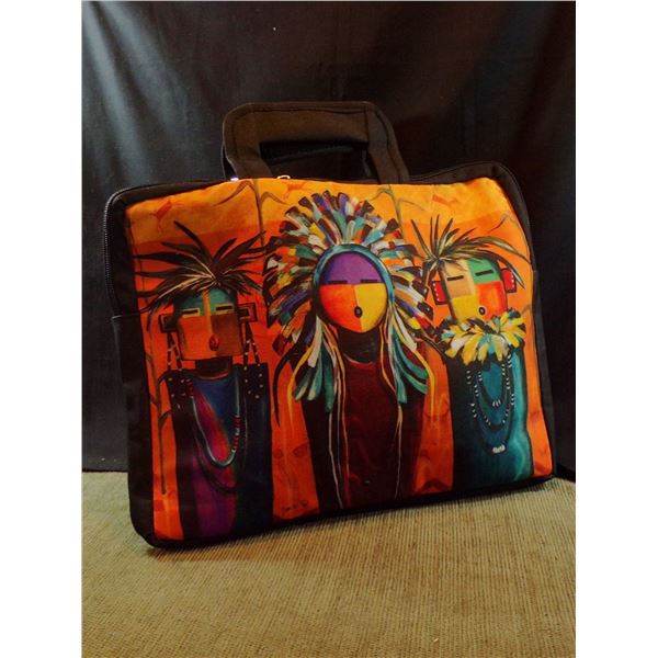 Canvas Hopi Figures Computer Laptop Carrier