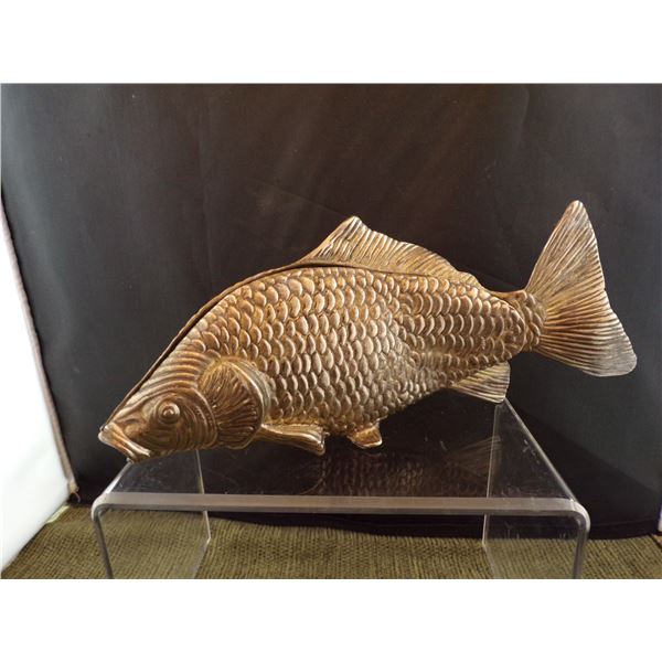 Metal Art Fish Letter Holder Desk Accessory