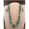 Image 1 : Turquoise Nugget Necklace and Earrings
