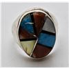 Image 6 : Navajo Sterling Inlay Ring, Size 11.5
