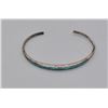 Image 2 : Navajo Old Pawn Sterling Turquoise Guard Bracelet