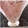 Image 3 : Cased Murano Amethyst & Pearlescent Ruffled Vase
