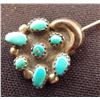 Image 4 : 2 Native American Sterling Turquoise Stick Pins