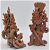 Image 2 : 2 Mexican Mayan Figural Pottery Replicas