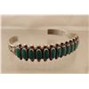 Image 1 : Zuni Old Pawn Sterling Turquoise Cuff Bracelet