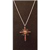 Image 2 : Zuni Sterling Reversible Cross Pendant Necklace