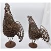 Image 3 : Rustic Metal Art Rooster and Hen