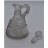 Image 2 : Antique Pressed Glass Cruet