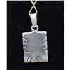 Image 4 : Native American Sterling Inlay Pendant Necklace