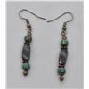 Image 2 : Navajo Sterling Turquoise Earrings