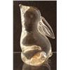 Image 2 : 2 Glass Rabbit Figurines
