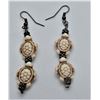 Image 2 : Stone Turtle Pierced Wire Earrings