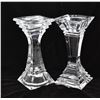 Image 2 : Pair Lead Crystal Candlesticks