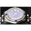 Image 5 : Rolex Ladies Stainless Steel Blue Diamond & Sapphire 26 Datejust Wristwatch