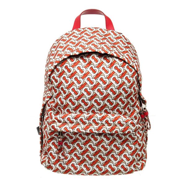 Burberry Multicolor Leather Front Pocket Backpack Bag