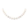 Image 1 : 0.60 ctw Diamond and South Sea Pearl Necklace
