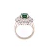 Image 3 : 2.50 ctw Emerald & Diamond Ring - 14KT Yellow Gold