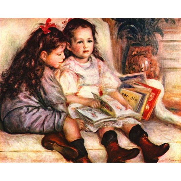 Renoir - Portrait Of Jean And Genevieve Caillebotte