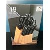 Image 1 : *NEW* Lot of 1 Kitchen Knife Block Set (19PCS)
