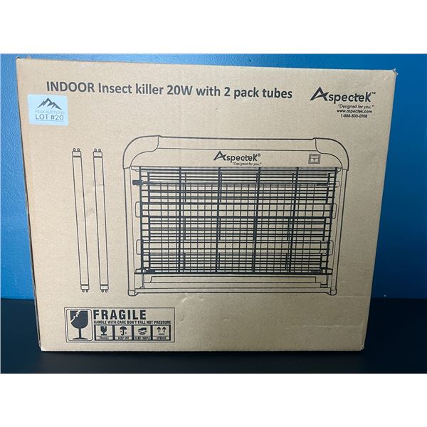 *NEW* Lot of 1 Aspectek Indoor Electronic bug Zapper/Insect Killer Lamp