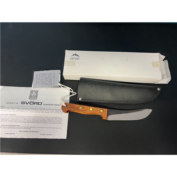 *NEW* Lot of 1 SVORD Handmade Knife w/ Sheath