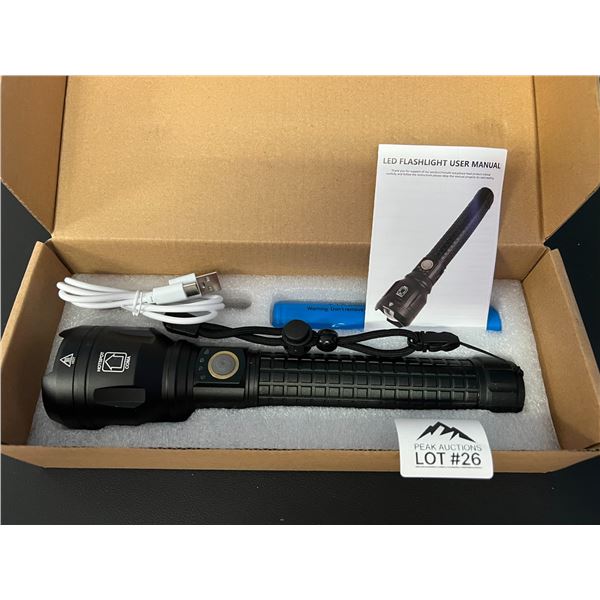 *NEW* Lot of 1 LED Rechargeable Tactical Flashlight