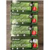 Image 1 : *NEW* Lot of 4 Solar LED Spotlights for Lawn & Garden (2pcs per box)