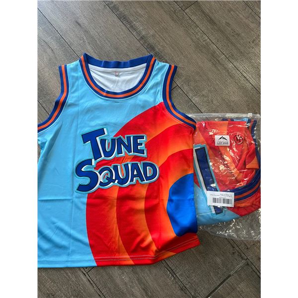 *NEW* Lot of 2 TuneSquad Basketball Jerseys for Youth (Size Medium)