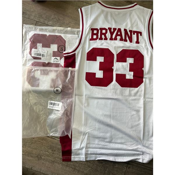 *NEW* Lot of 2 Bryant Jerseys for Men (Size Small & Medium)