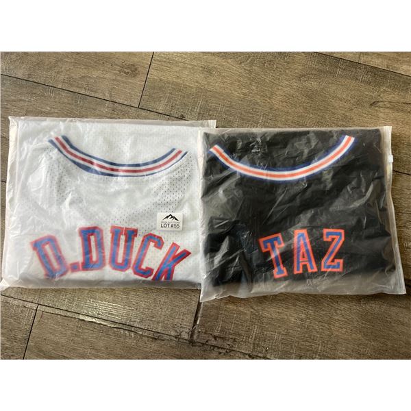 *NEW* Lot of 2 Basketball Jerseys for Youth (Donald Duck & Taz) - Size XL & L
