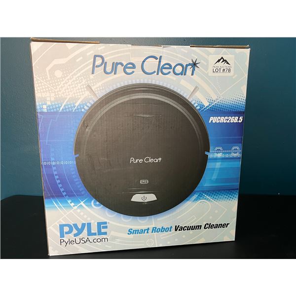 *NEW* Lot of 1 PYLE PureClean Smart Robot Vacuum Cleaner