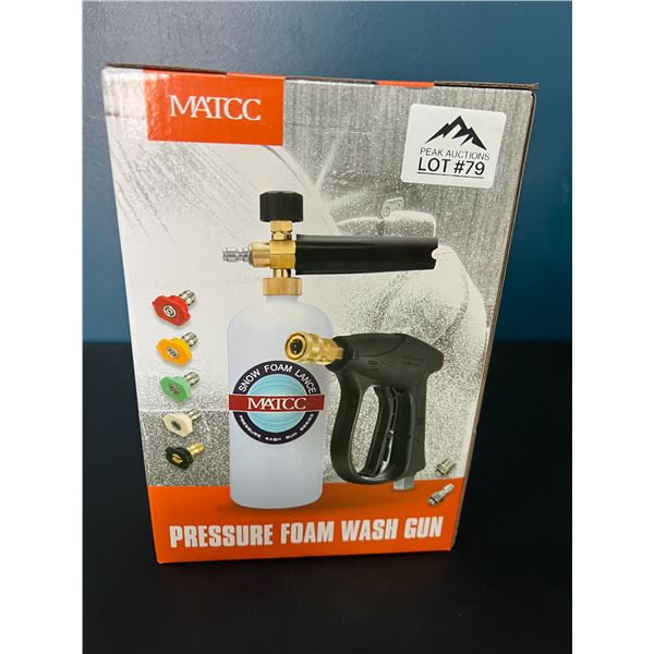 *NEW* Lot of 1 Pressure Foam Wash Gun Kit