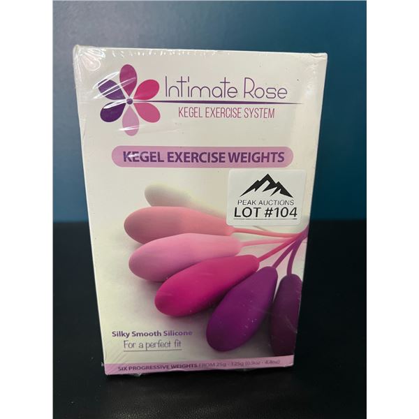 *NEW* Lot of 1 Intimate Rose Silicone Kegel Exercise System