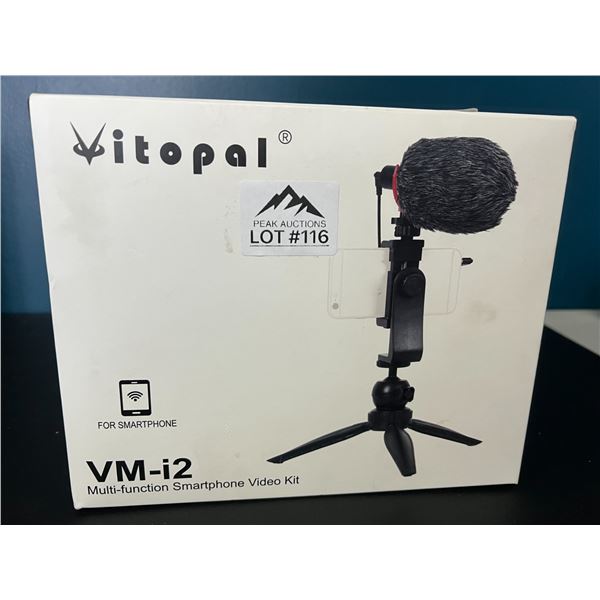 *NEW* Lot of 1 Vitopal Multi-Function Smartphone Video/Microphone Kit