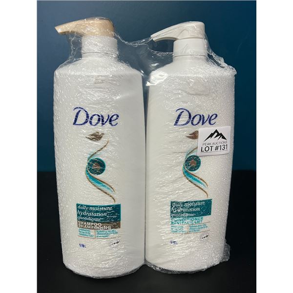 *NEW* Lot of 1 Dove Shampoo & Conditioner (Large1.18L bottles)