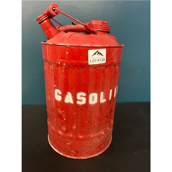 *USED* Lot of 1 Vintage Gasoline Can