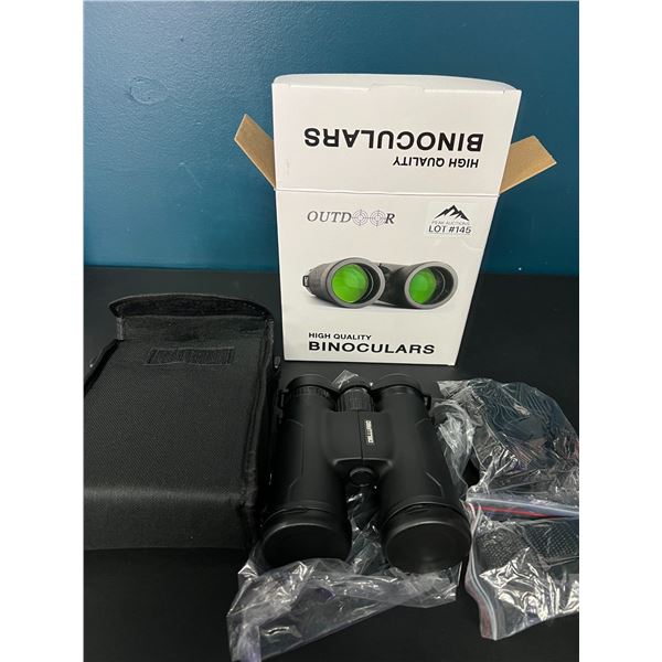 *NEW* Lot of 1 Outdoor High-Quality Binoculars w/ Case