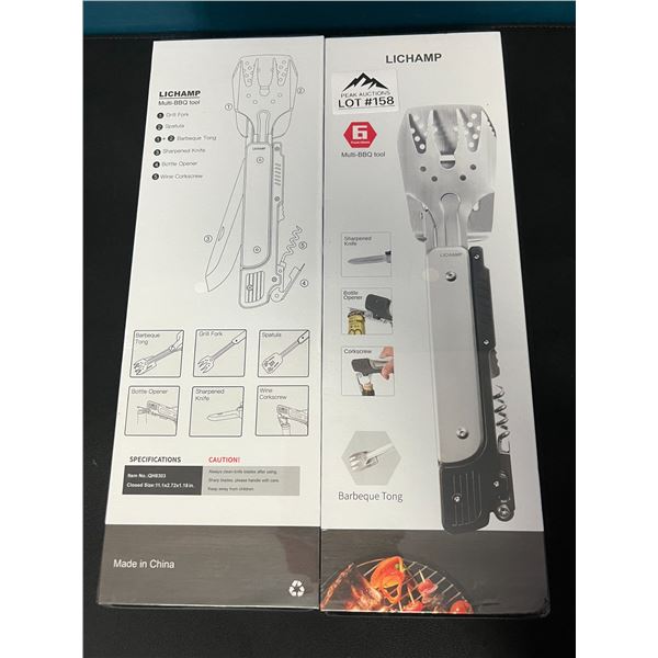 *NEW* Lot of 2 Lichamp BBQ 6-in-1 Multi-Tools