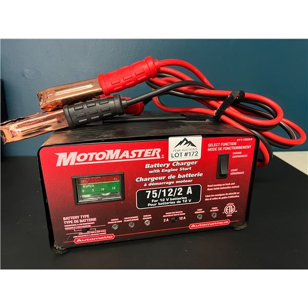 *USED* Lot of 1 MotoMaster Battery Charger