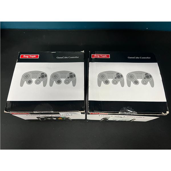 *NEW* Lot of 2 Boxes of Aftermarket Gamecube Controllers (2 per box!)