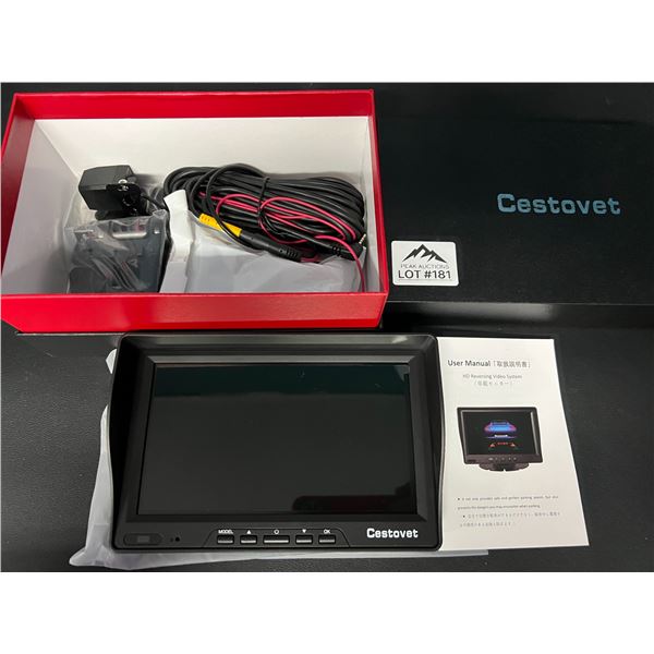 *NEW* Lot of 1 Cestovet HD Backup Camera System w/ 7" Screen