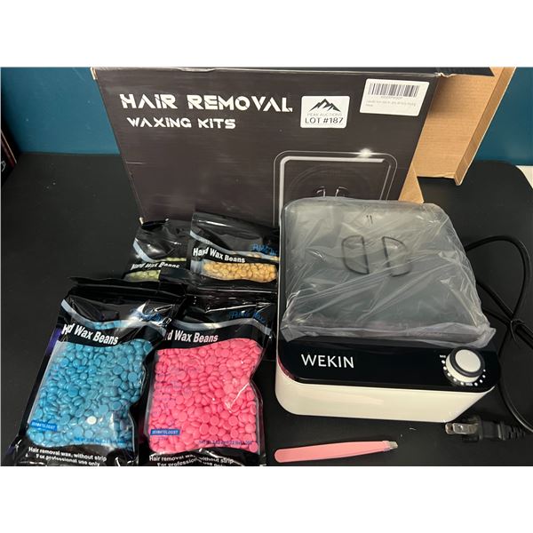 *NEW* Lot of 1 Hair Removal Waxing Kit w/ Wax Warmer & Wax Beads