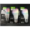Image 1 : *NEW* Lot of 3 LED WiFi Smart Bulbs w/ App Control